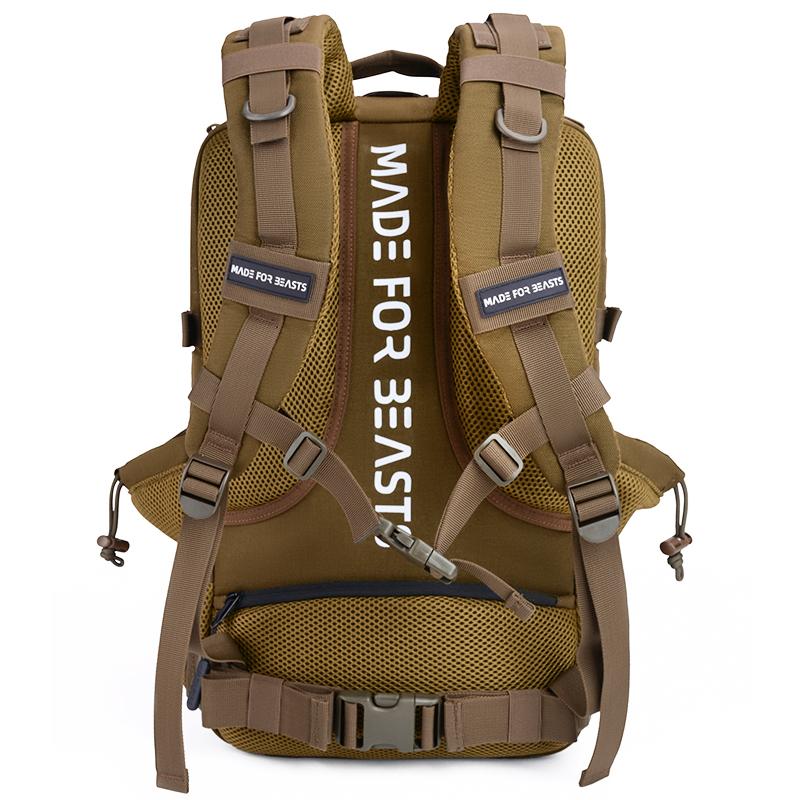 45L Gym Backpack Khaki - Made For Beasts