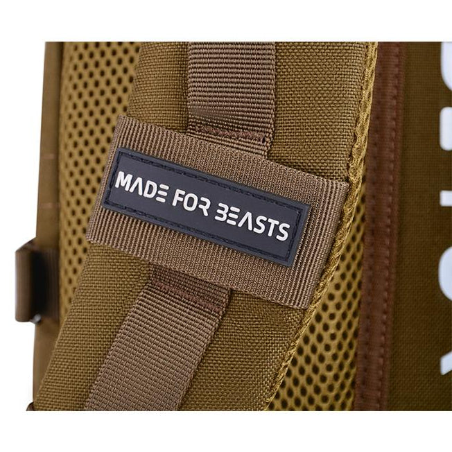 45L Gym Backpack Khaki - Made For Beasts