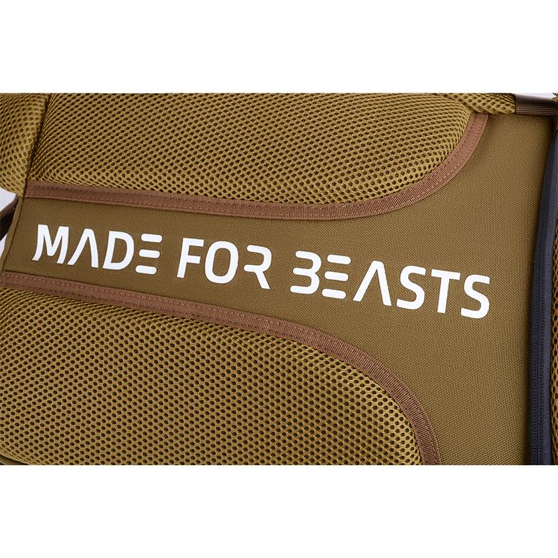45L Gym Backpack Khaki - Made For Beasts