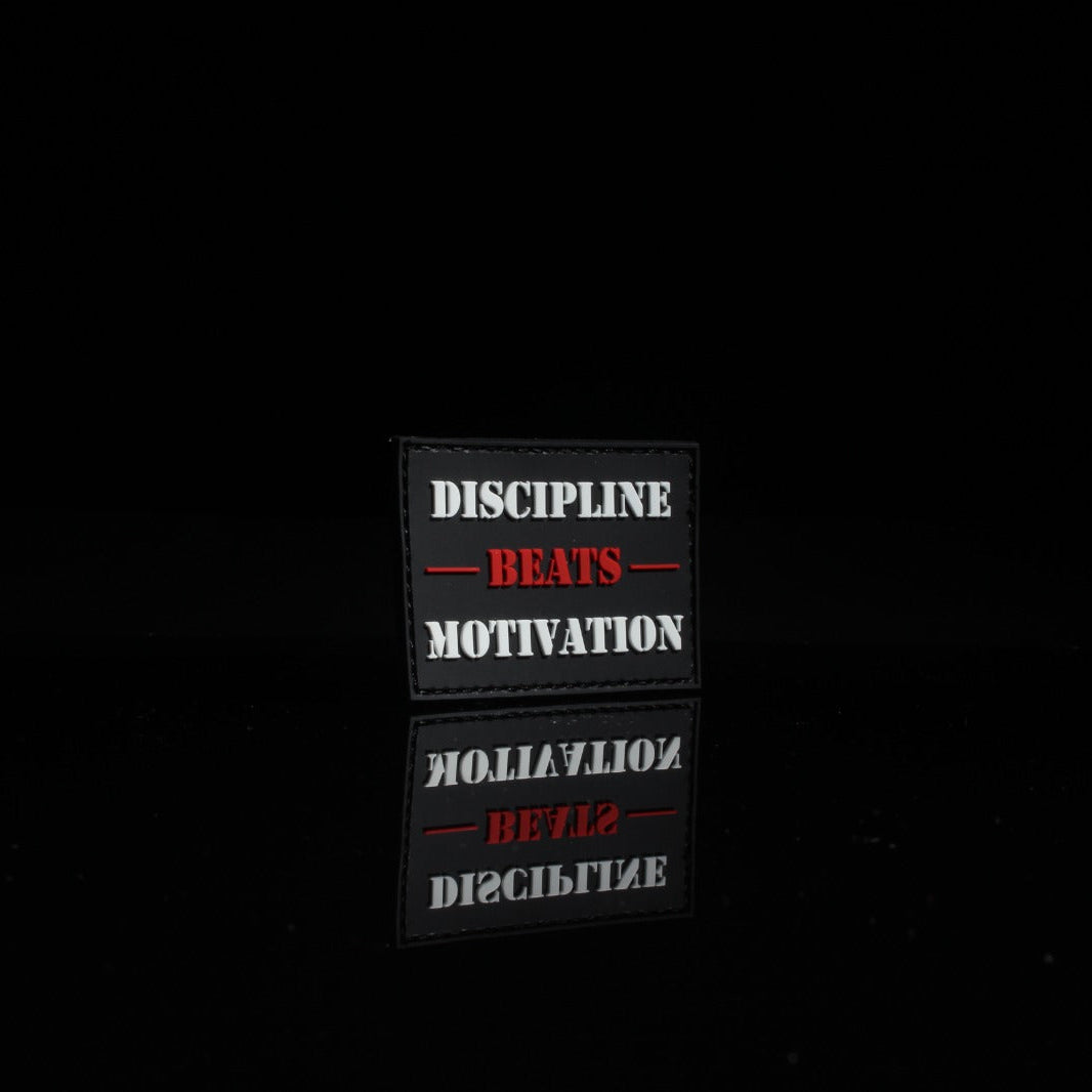 Discipline Beats Motivation Patch