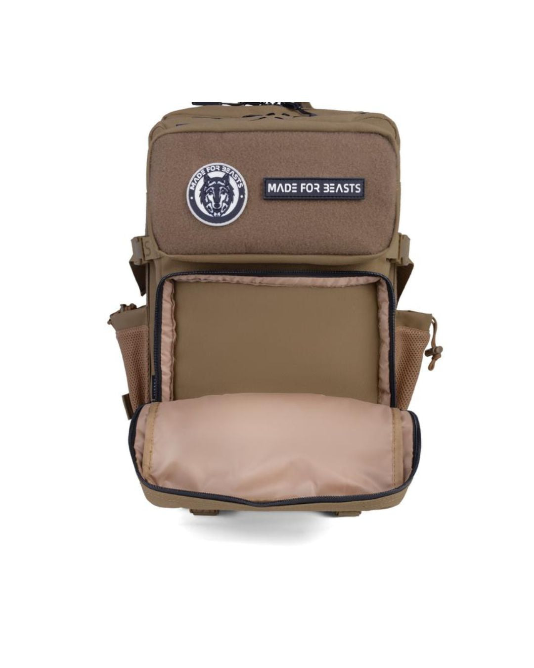 45L Gym Backpack Khaki - Made For Beasts