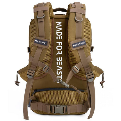 45L Gym Backpack Khaki - Made For Beasts